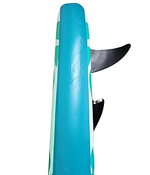 SCSK8 Super Deluxe Inflatable SUP Board (Teal with Flamingo